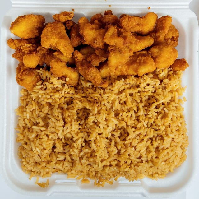 Sweet & Sour Shrimp Platter.